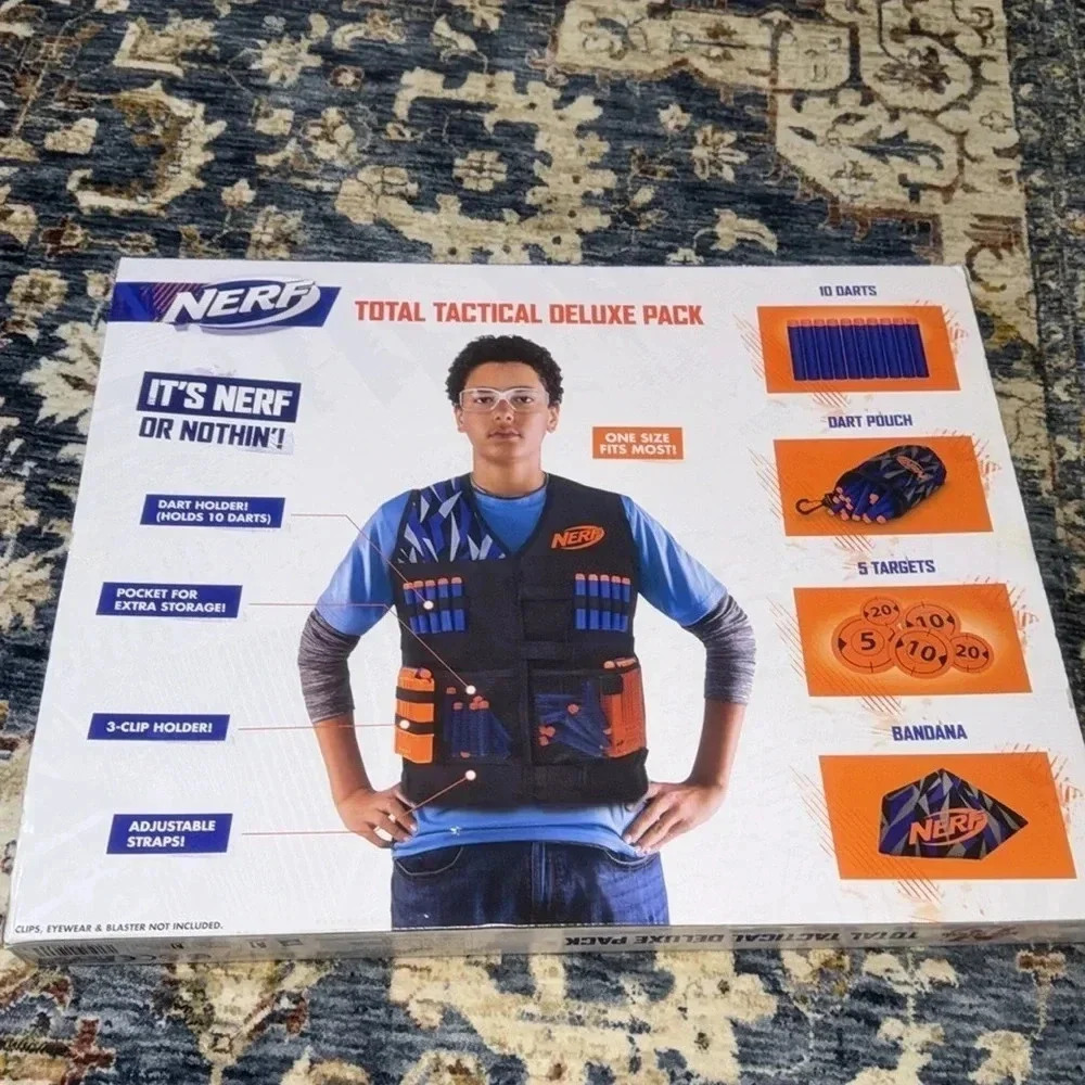NWT NERF Bundle Total Tactical Deluxe Pack 19 Pieces (YXL Nerf T-Shirt) - Picture 9 of 12